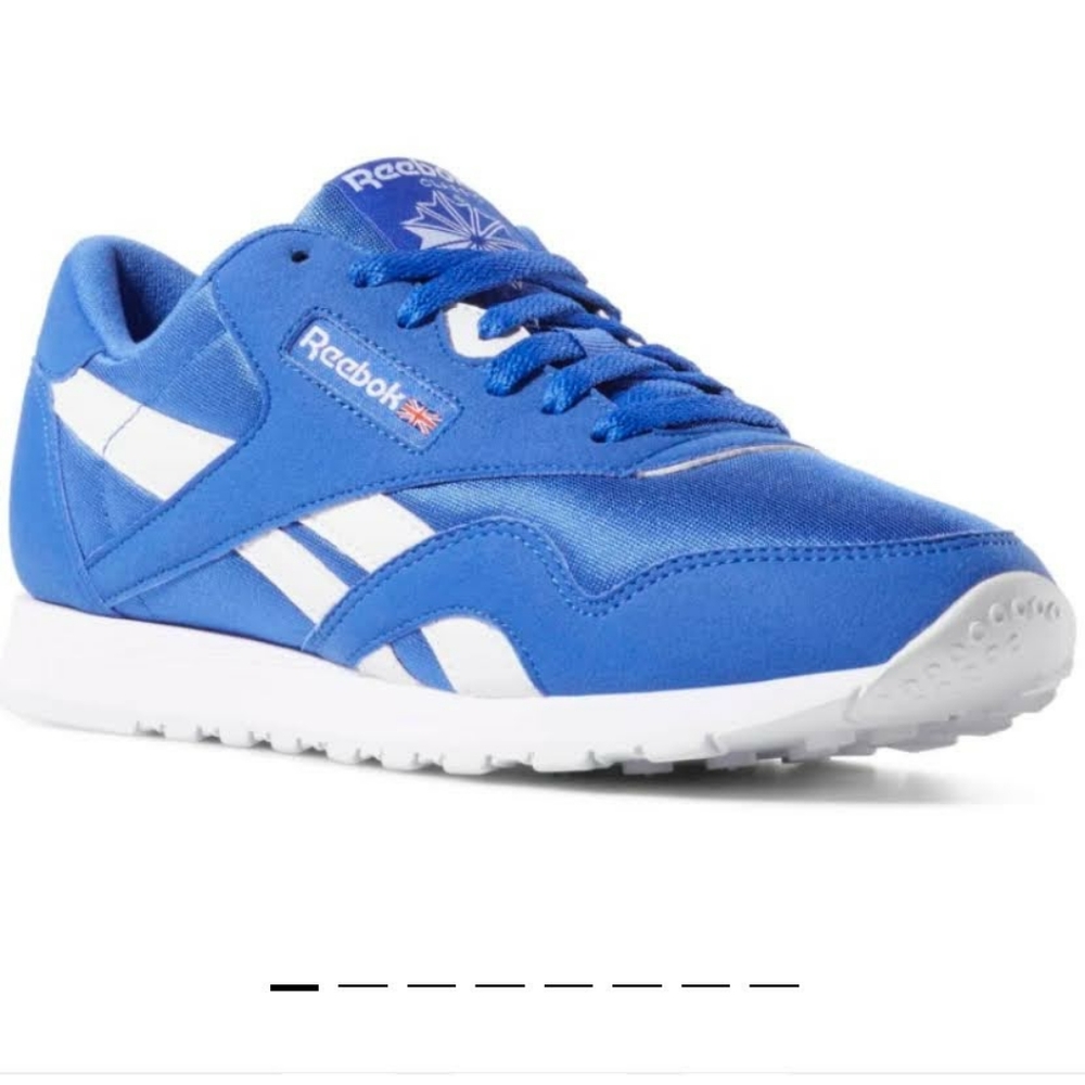 Reebok Classic Nylon Blue Sneakers NIB Sz 5